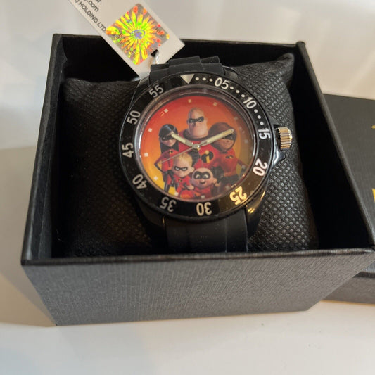Official Disney Pixar Incredibles 2 Watch Black  NEW