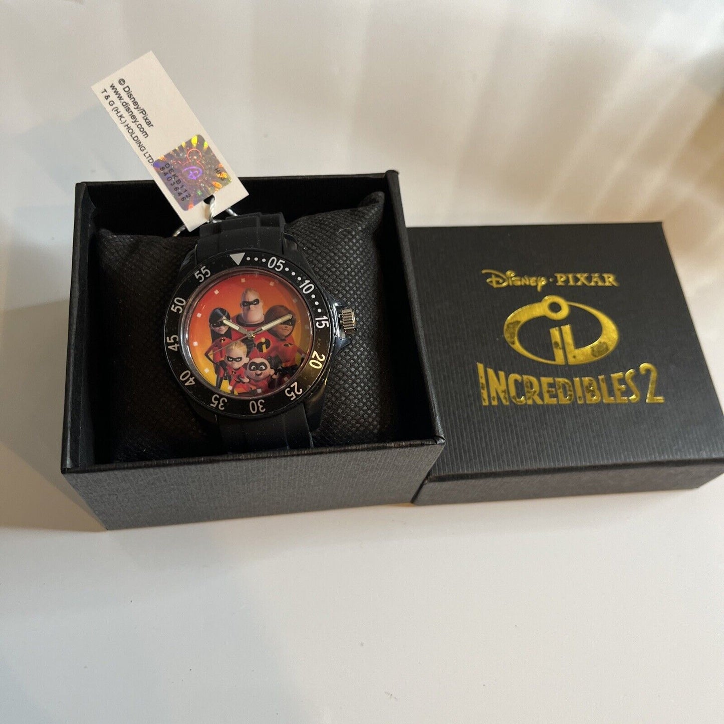 Official Disney Pixar Incredibles 2 Watch Black  NEW