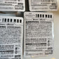 6x Iron Man Bearbrick Keyring Action Figure NEW