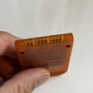 Authentic Genuine Sony PlayStation Memory Card Transparent Orange SCPH-1020