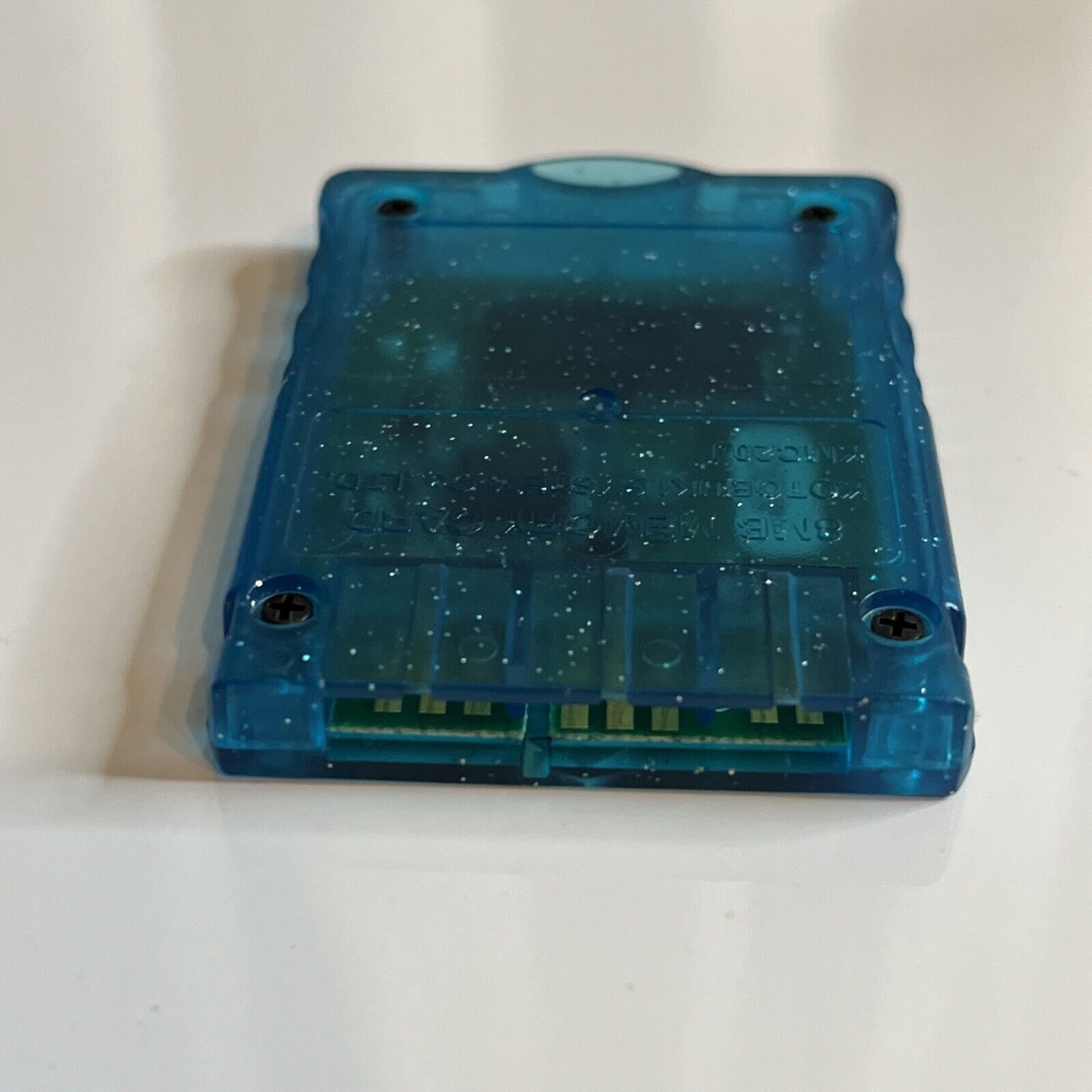 PlayStation 2 Memory Card MagicGate Kotobuki KMC20J Blue Transparent ...