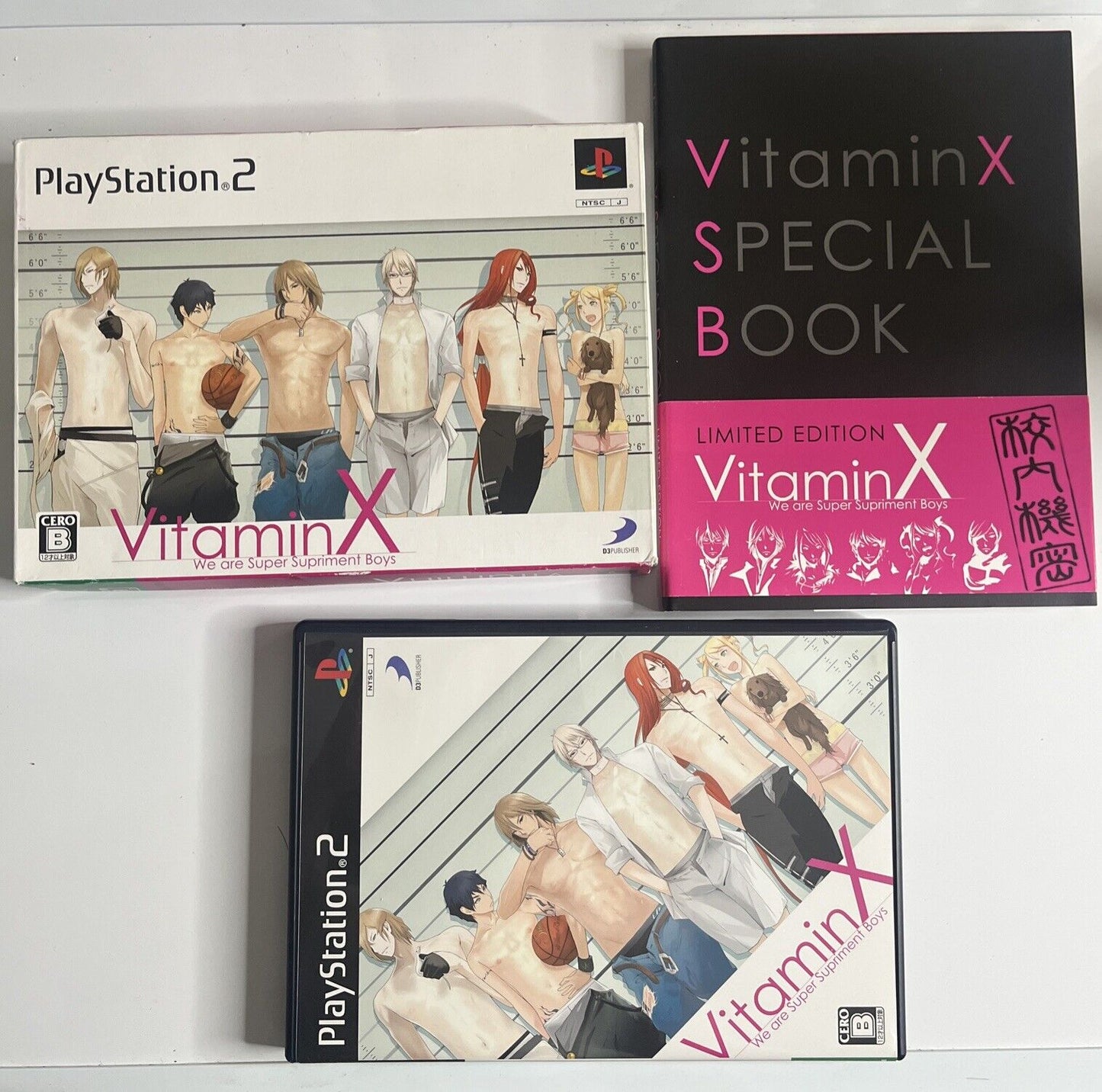 Vitamin X Limited Edition PS2 Sony PlayStation NTSC-J JAPAN Game Complete
