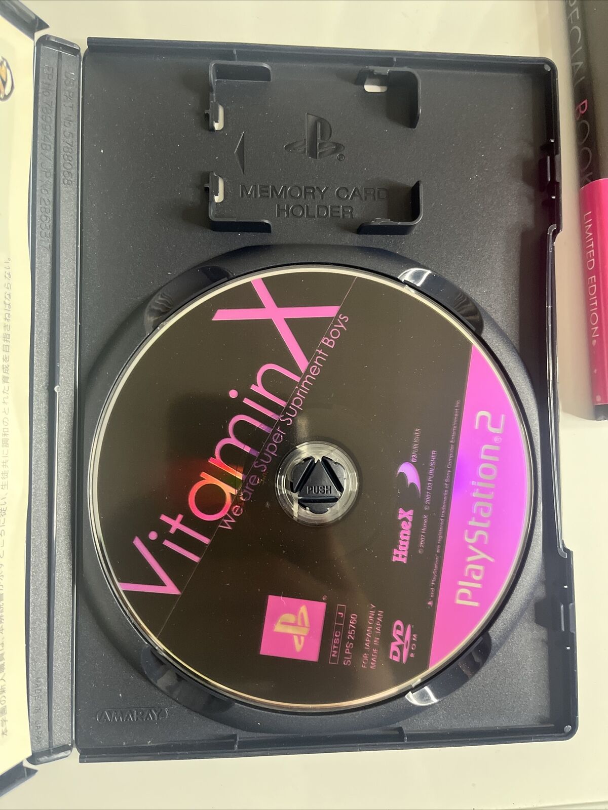 Vitamin X Limited Edition PS2 Sony PlayStation NTSC-J JAPAN Game Complete