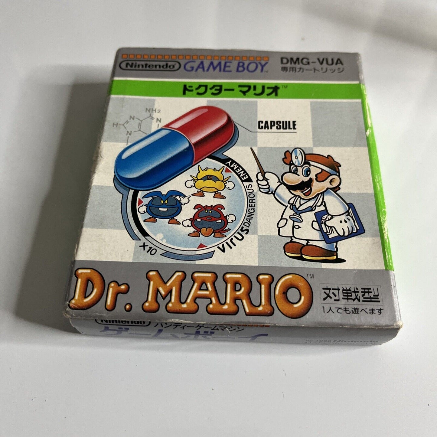 Dr Mario Boxed  Nintendo Gameboy GB JAPAN 1990 Game