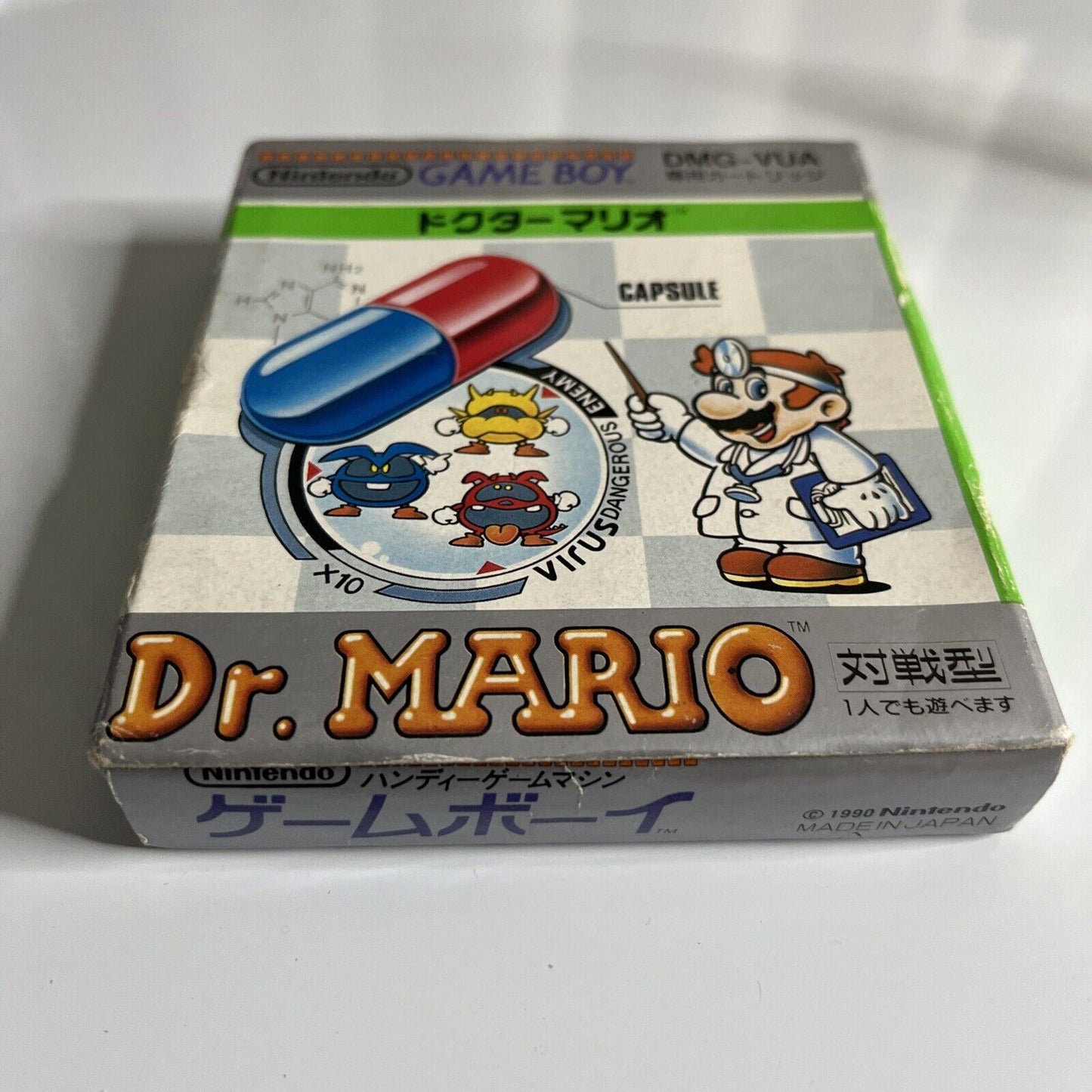 Dr Mario Boxed  Nintendo Gameboy GB JAPAN 1990 Game