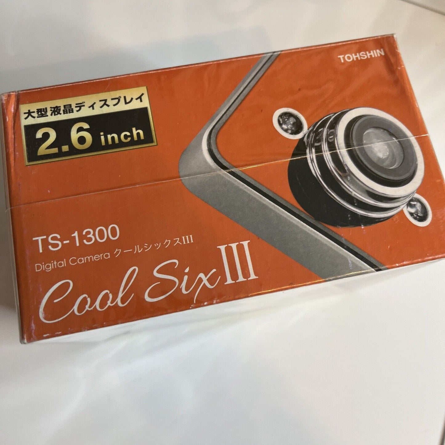 Tohshin Cool Six III Digital Camera 3 MP 2.6" TS-1300 Red  NEW