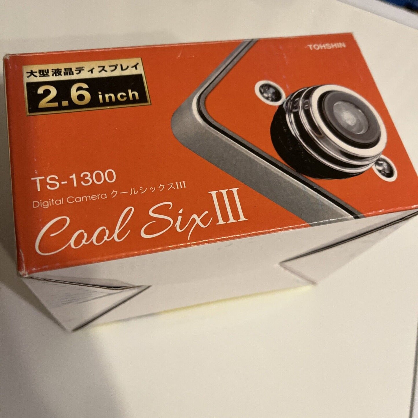 Tohshin Cool Six III Digital Camera 3MP 2.6" LCD TS-1300 Blue  NEW