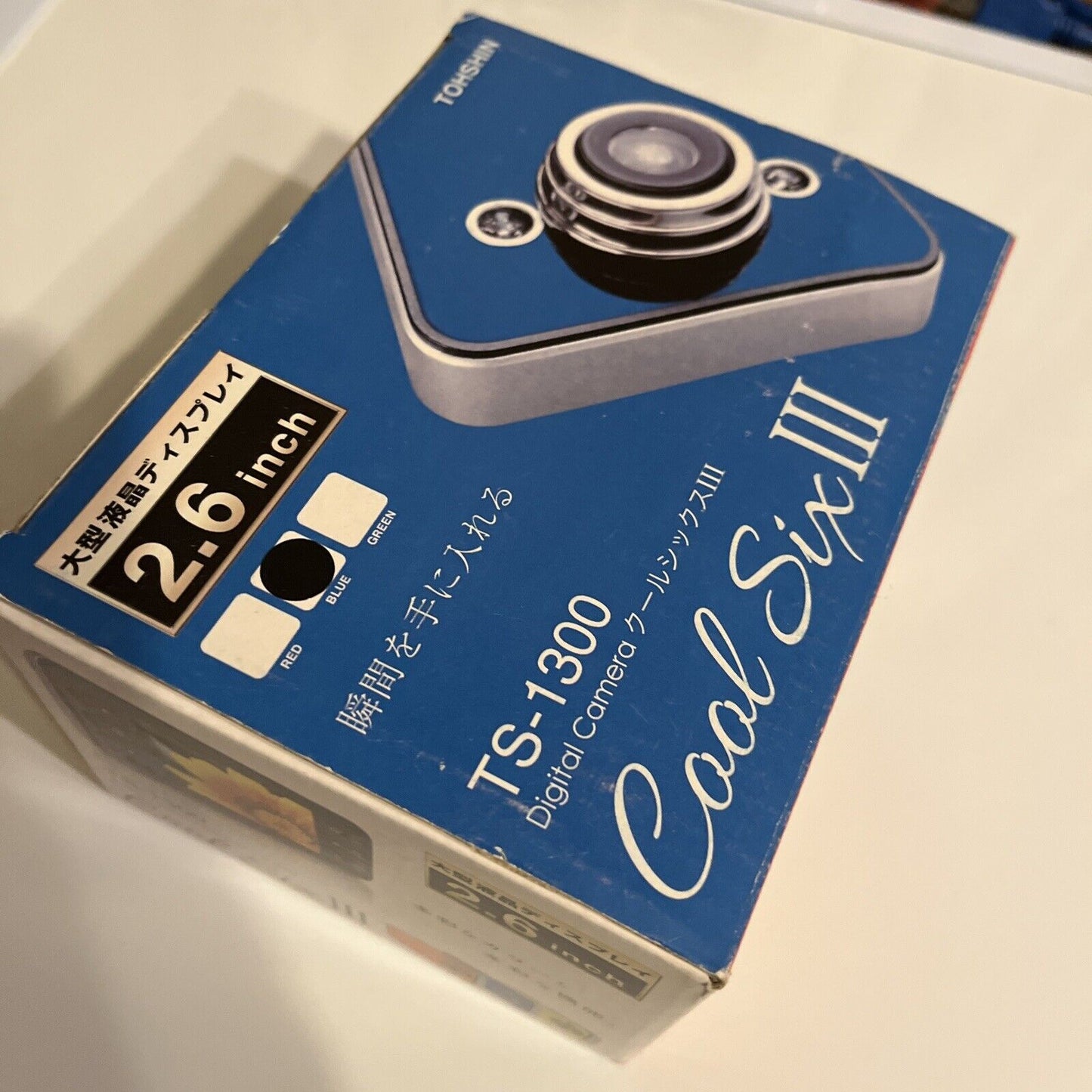 Tohshin Cool Six III Digital Camera 3MP 2.6" LCD TS-1300 Blue  NEW