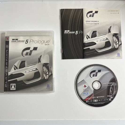 Gran Turismo 5 Prologue Spec III PS3 Sony PlayStation 3 JAPAN Game Complete
