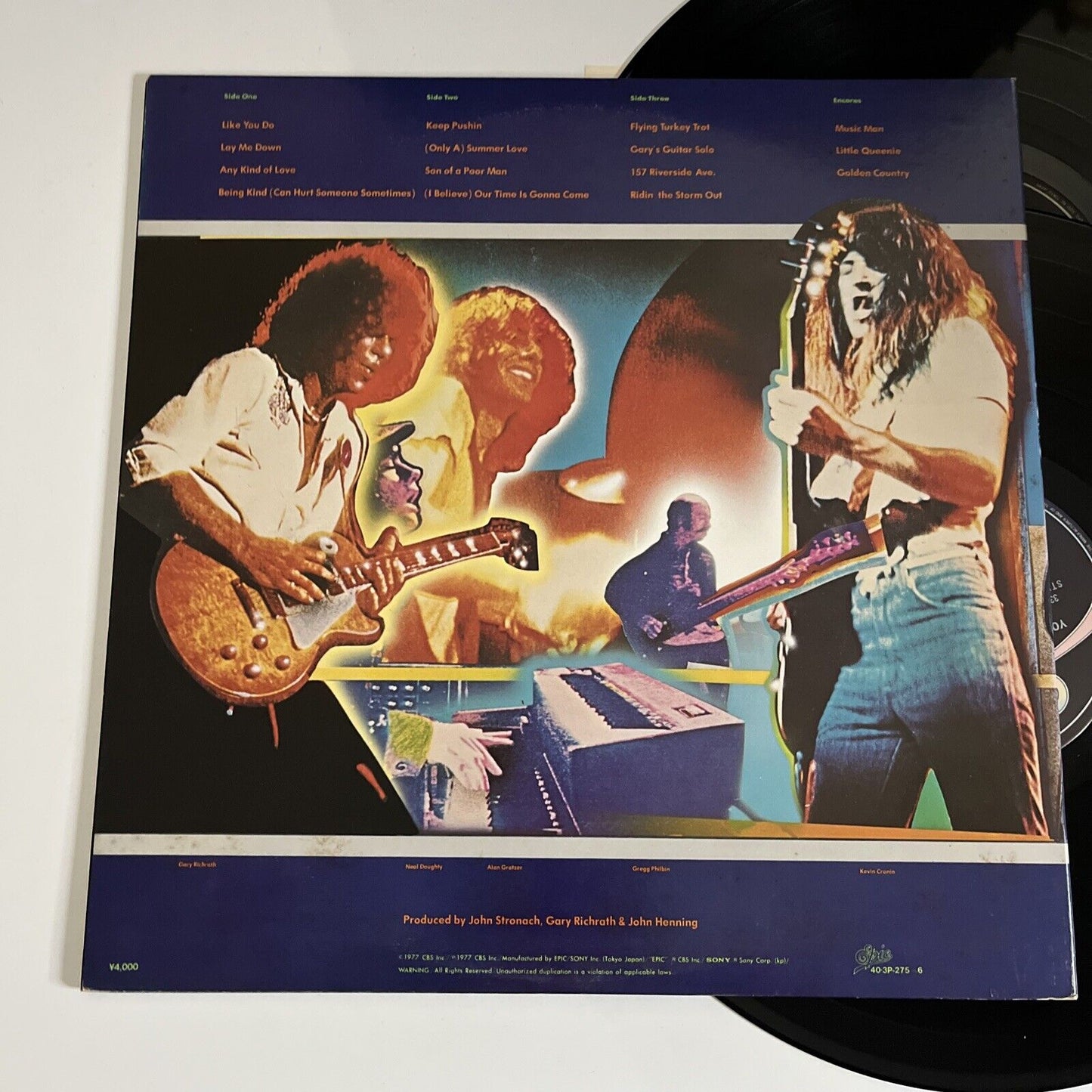REO Speedwagon – You Get What You Play For 1980 2 LP Vinyl Obi Japan Gatefold