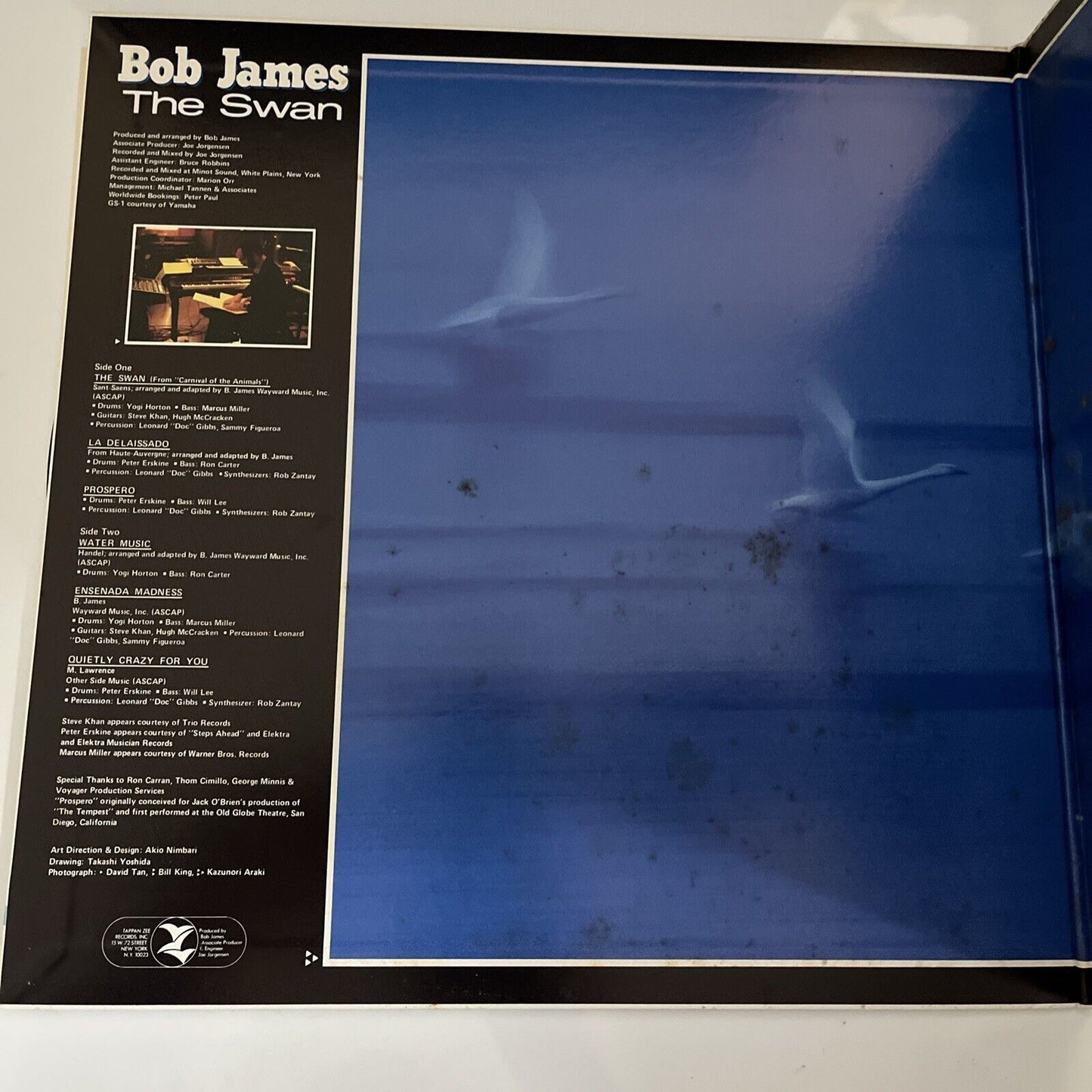 Bob James – The Swan 1984 LP Vinyl Record Gatefold Japan 25AP 2740