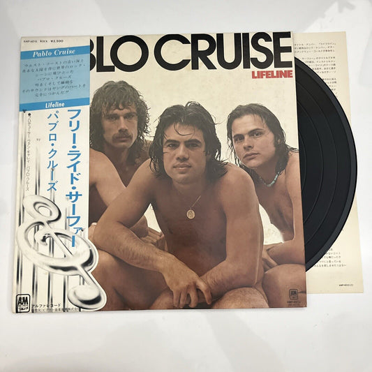 Pablo Cruise – Lifeline 1979 LP Vinyl Record Japan Obi AMP-6012