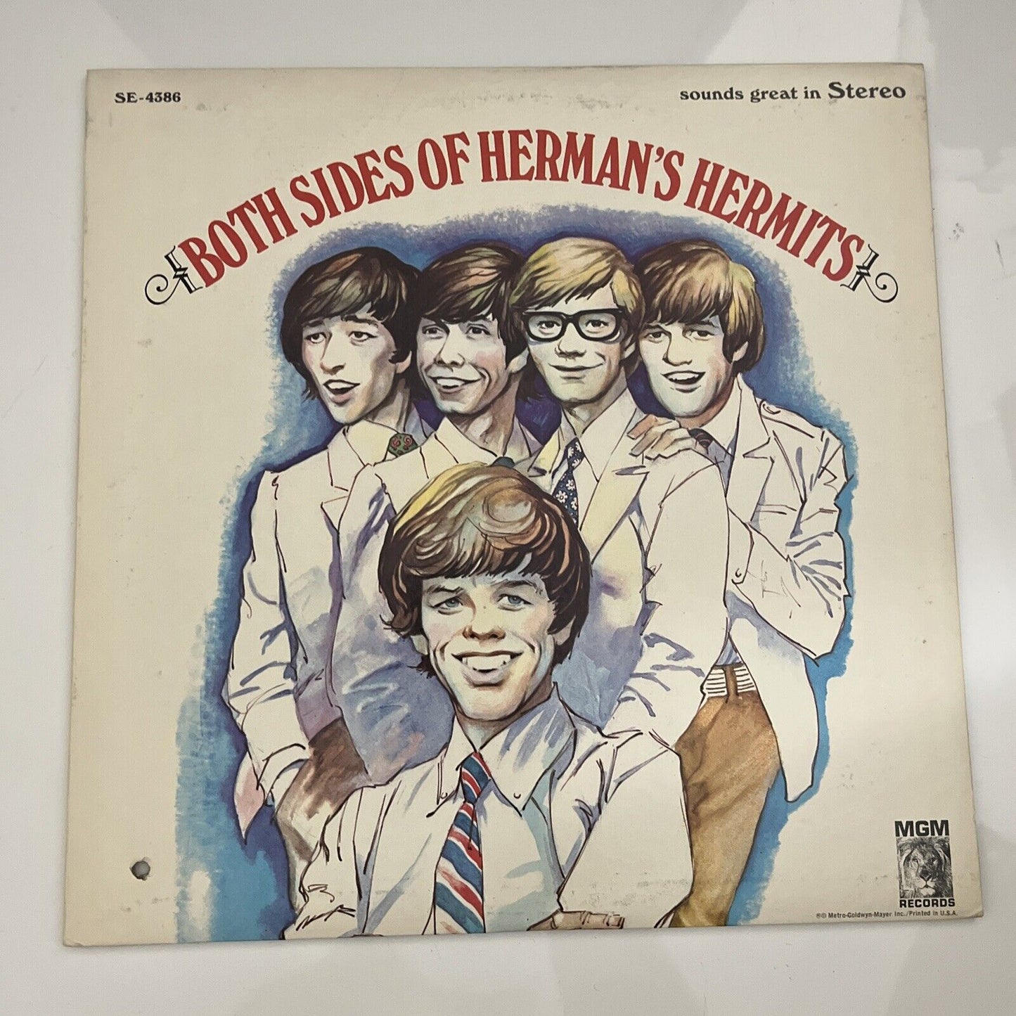 Both Sides Of Herman's Hermits 1966 LP Vinyl Record SE-4386