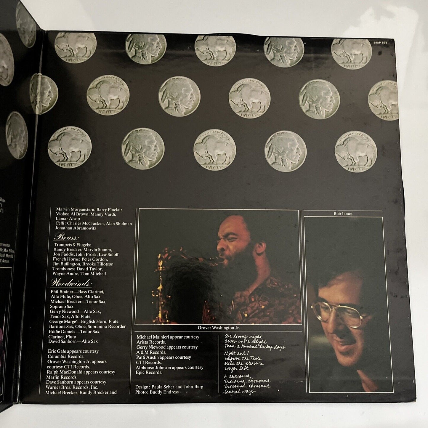 Bob James – Heads 1977 LP Vinyl Record Gatefold 25AP 835