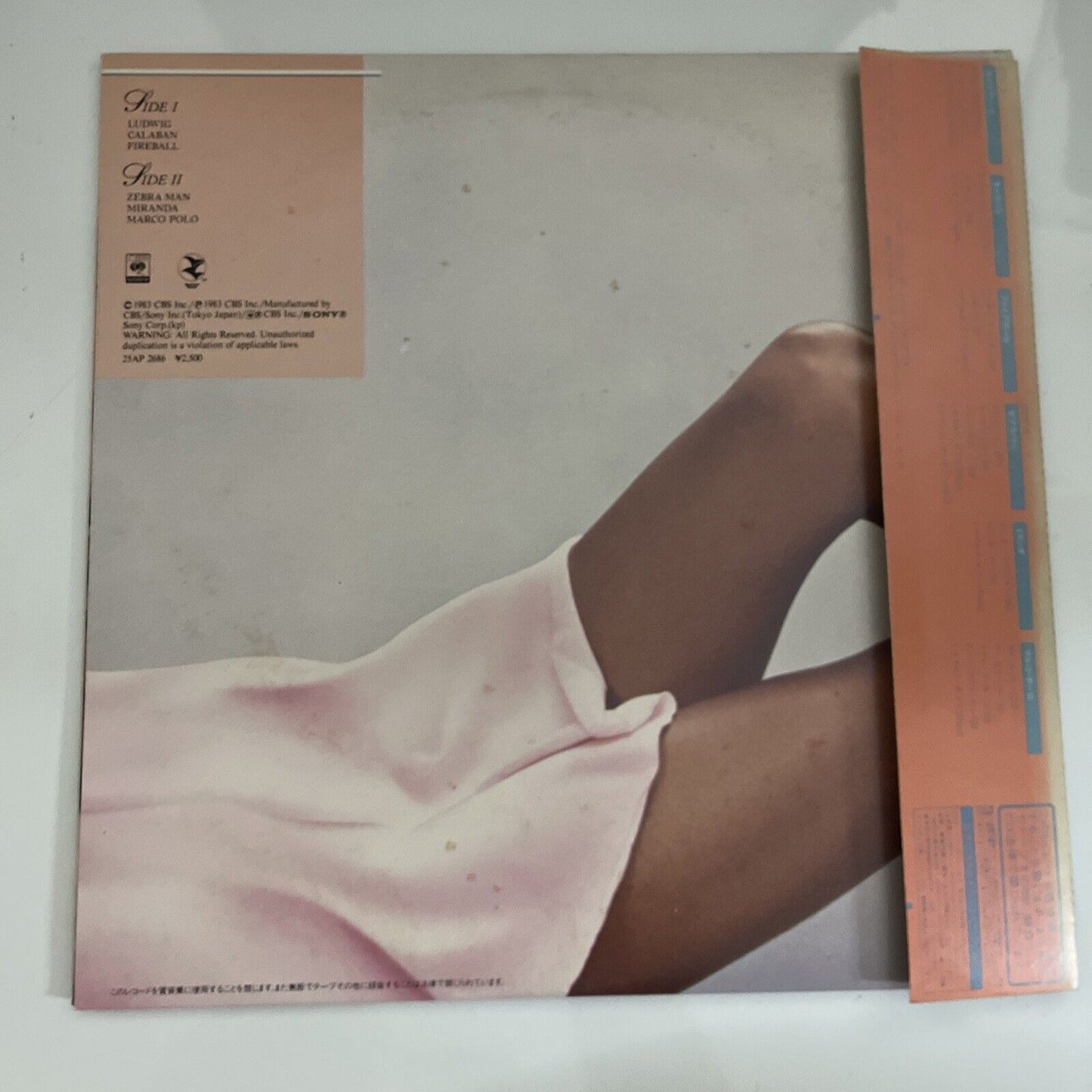 Bob James – Foxie 1983 LP Vinyl Record Obi Japan Tappan Zee 25AP 2686