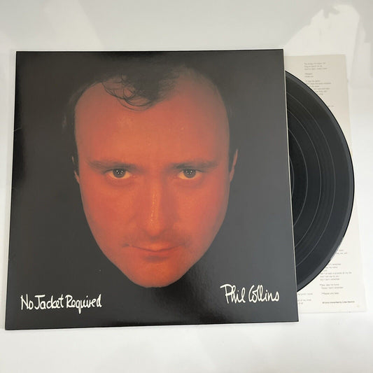 Phil Collins – No Jacket Required 1985 LP Vinyl WEA Records P-13077