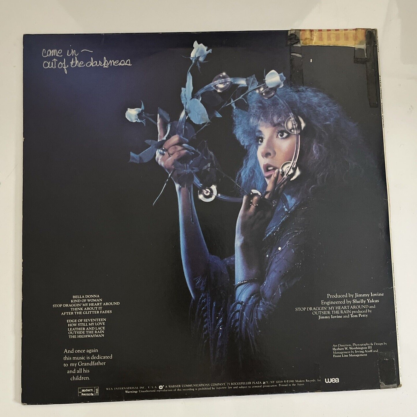 Stevie Nicks – Bella Donna 1981 LP Vinyl Record Obi Japan WEA P-11055J