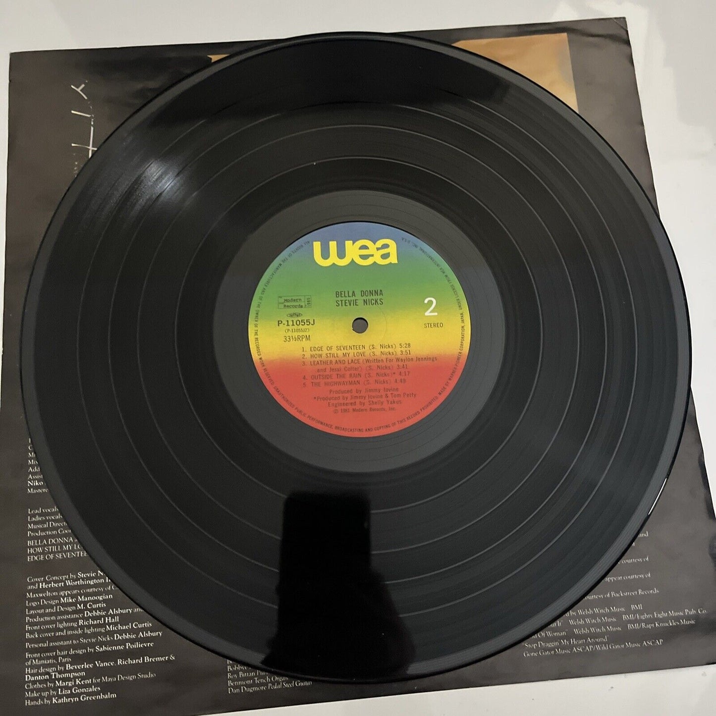 Stevie Nicks – Bella Donna 1981 LP Vinyl Record Obi Japan WEA P-11055J