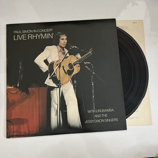 Paul Simon In Concert Live Rhymin 1974 LP Vinyl Record SOPM-111