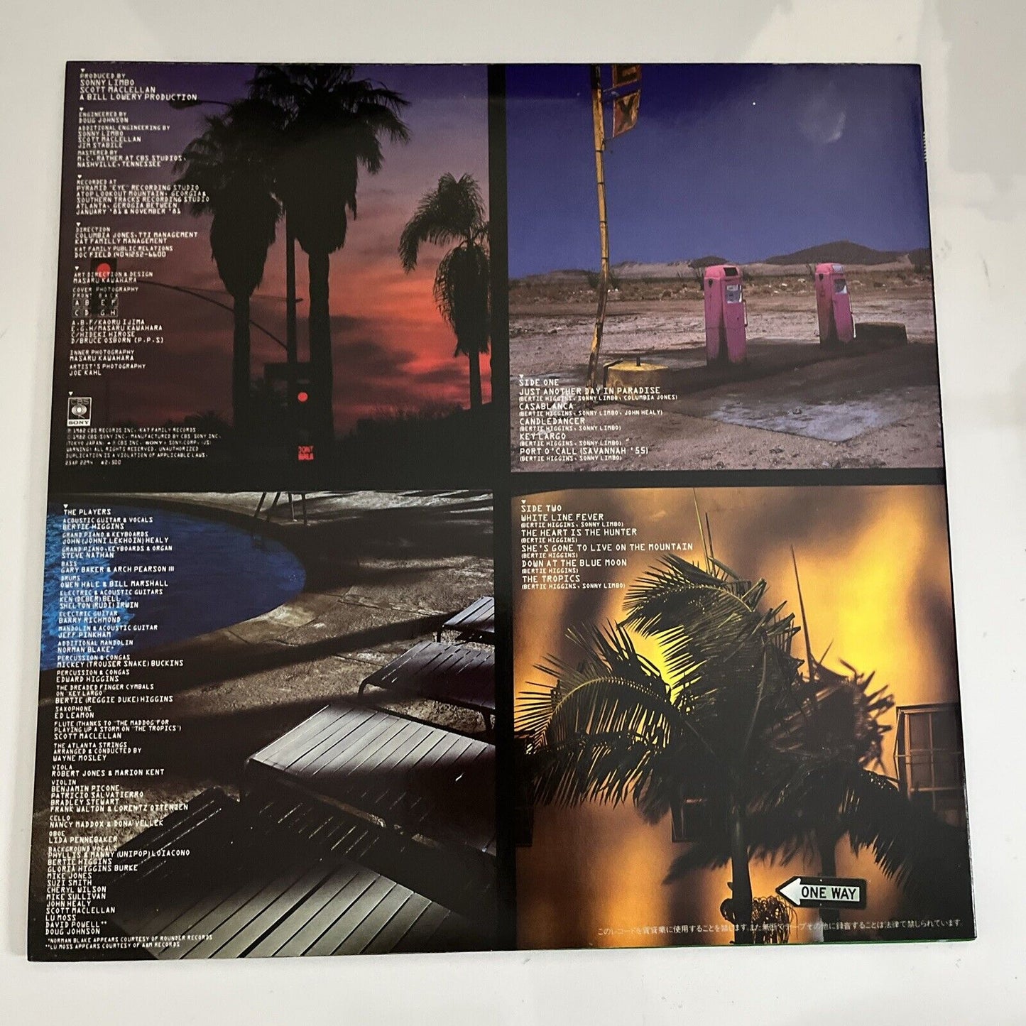 Bertie Higgins – Just Another Day In Paradise 1982 LP Vinyl Record 25AP 2294