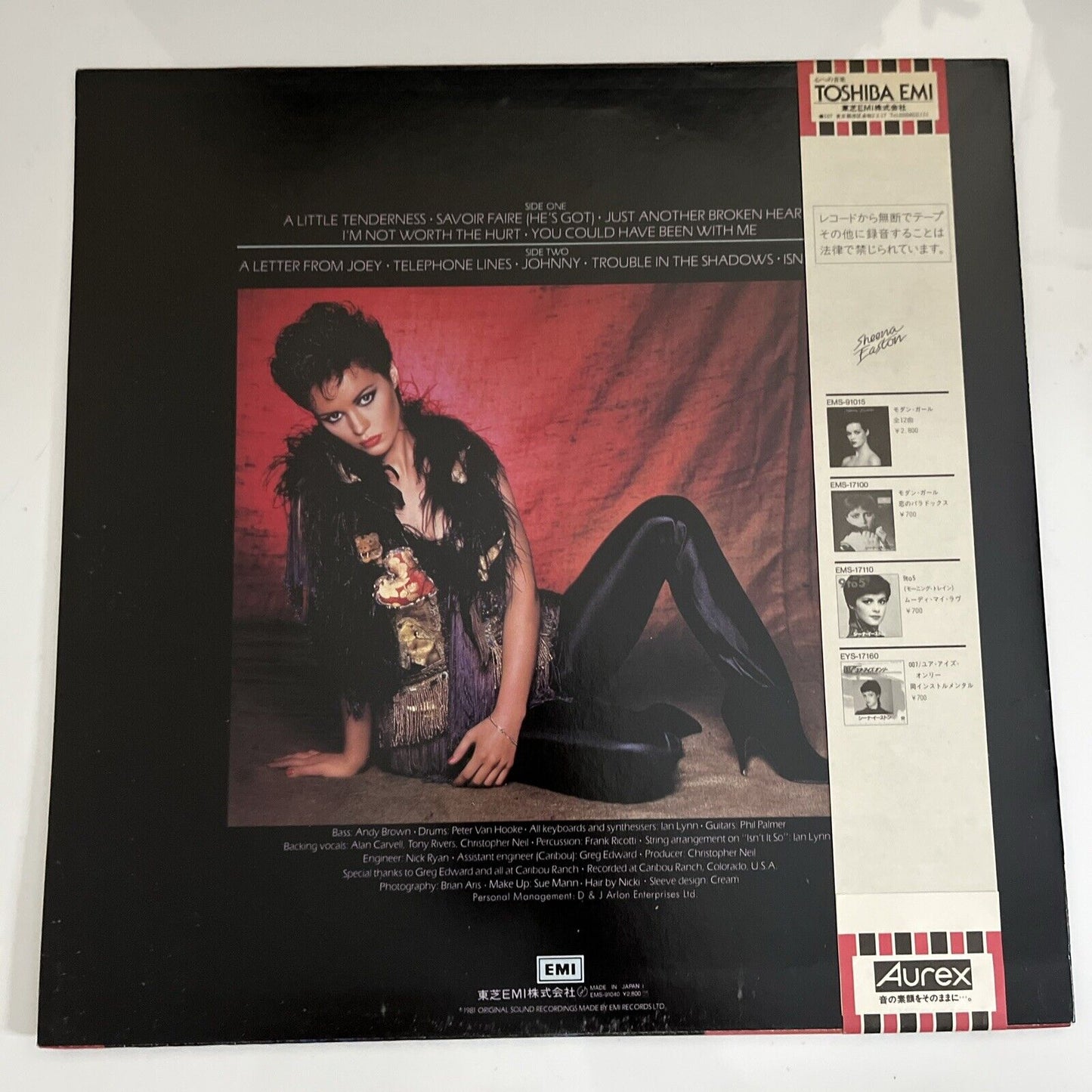 Sheena Easton – You Could Have Been With Me 1981 LP Vinyl EMI Records Obi Japan