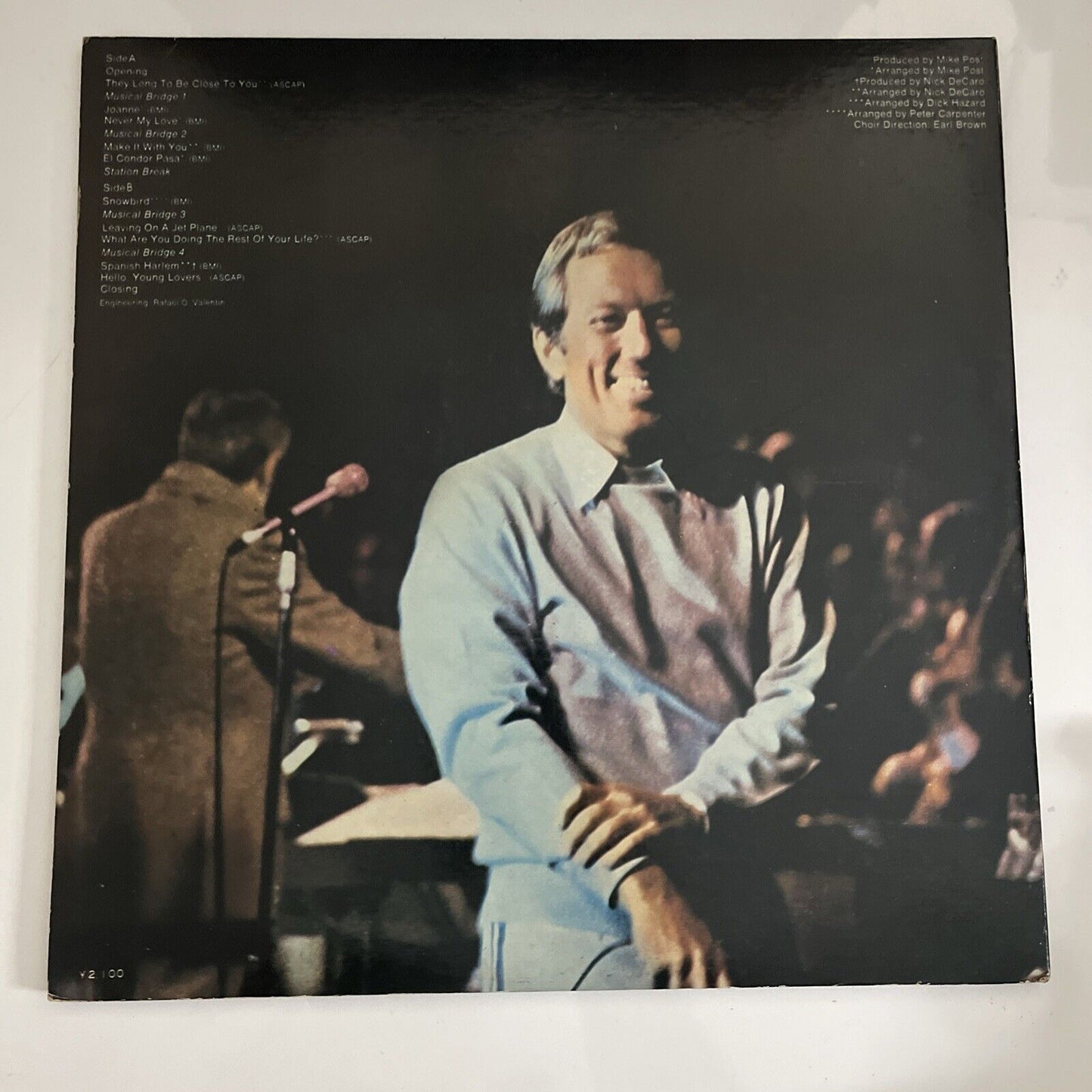 The Andy Williams Show 1970 LP Vinyl Record Gatefold SONX-60153