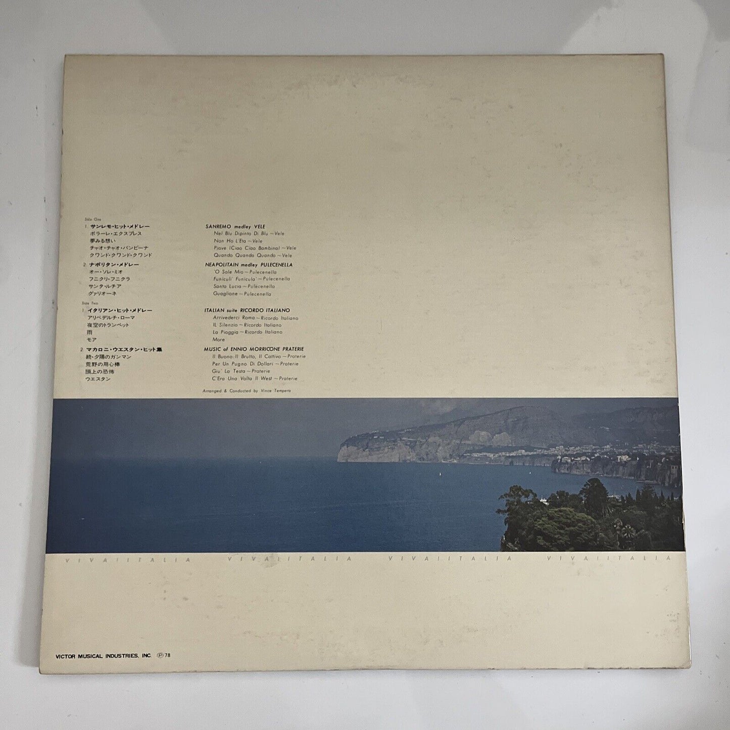 Nini Rosso – Viva! Italia 1978 LP Vinyl Record Obi Japan Gatefold VIP-7272