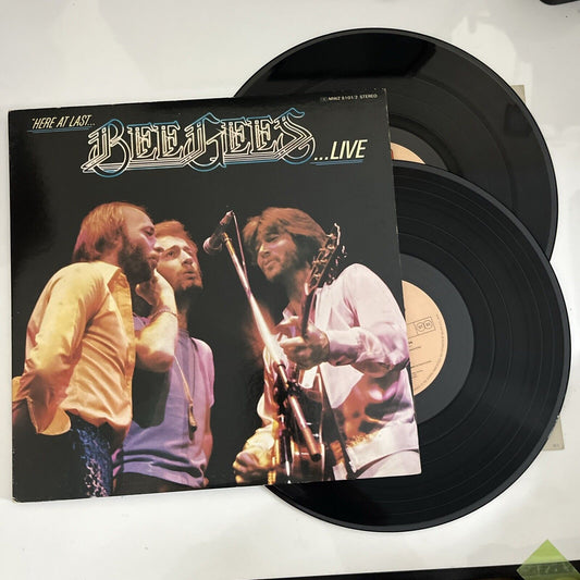 Bee Gees – Here At Last Live 1977 LP Vinyl Record Gatefold MWZ 8101