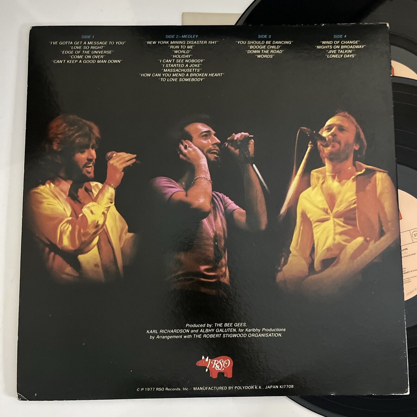 Bee Gees – Here At Last Live 1977 LP Vinyl Record Gatefold MWZ 8101