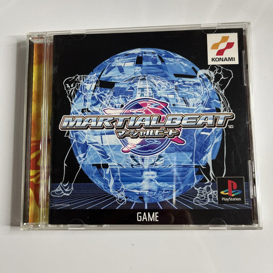 Martial Beat 2  PS1 Sony PlayStation NTSC-J JAPAN Music Fighting Konami Game
