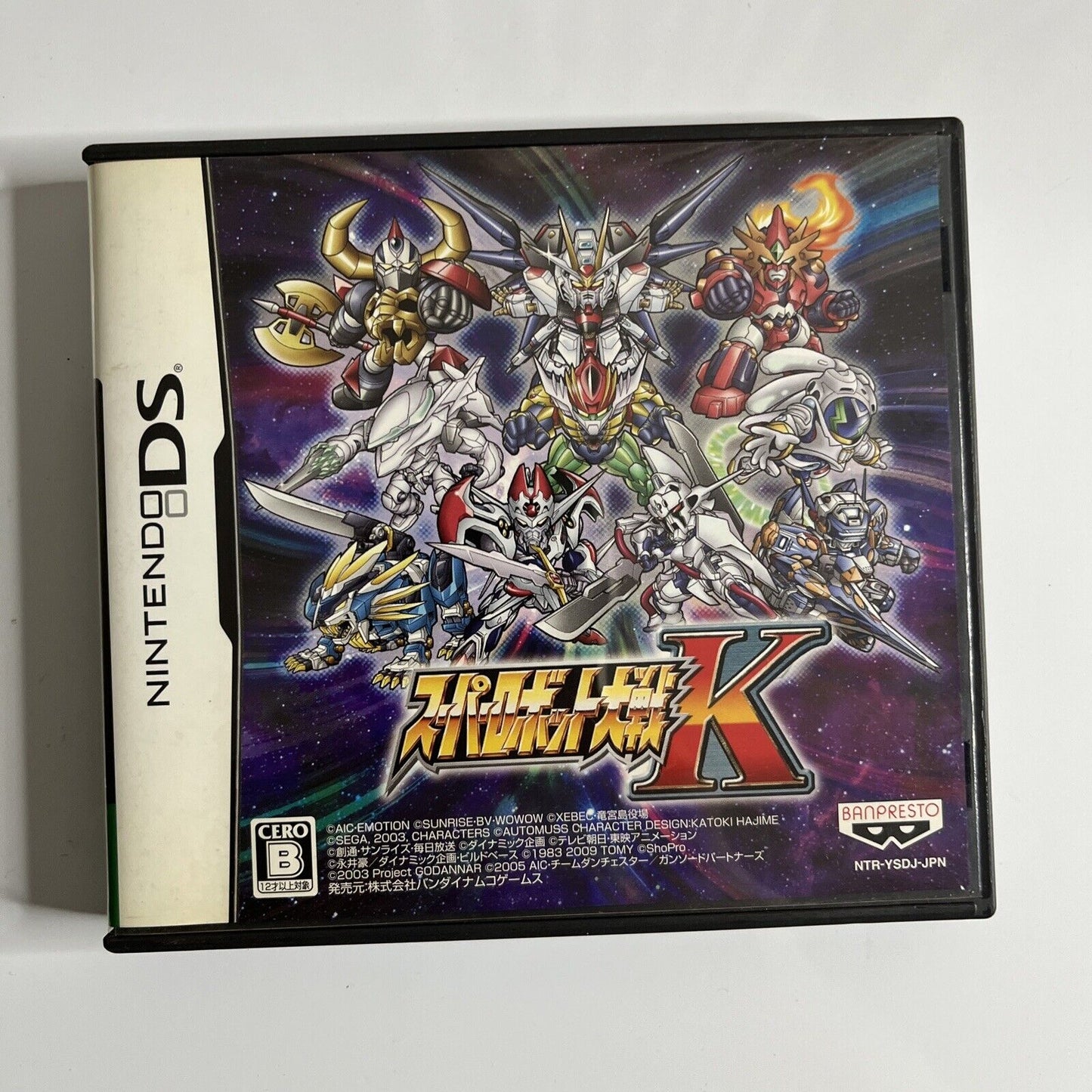 Super Robot Taisen Wars K  NDS Nintendo DS JAPAN Game 2009 Complete