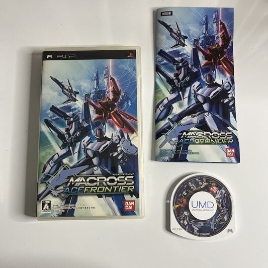 Macross Ace Frontier  Sony PlayStation PSP JAPAN 2008 Game Complete
