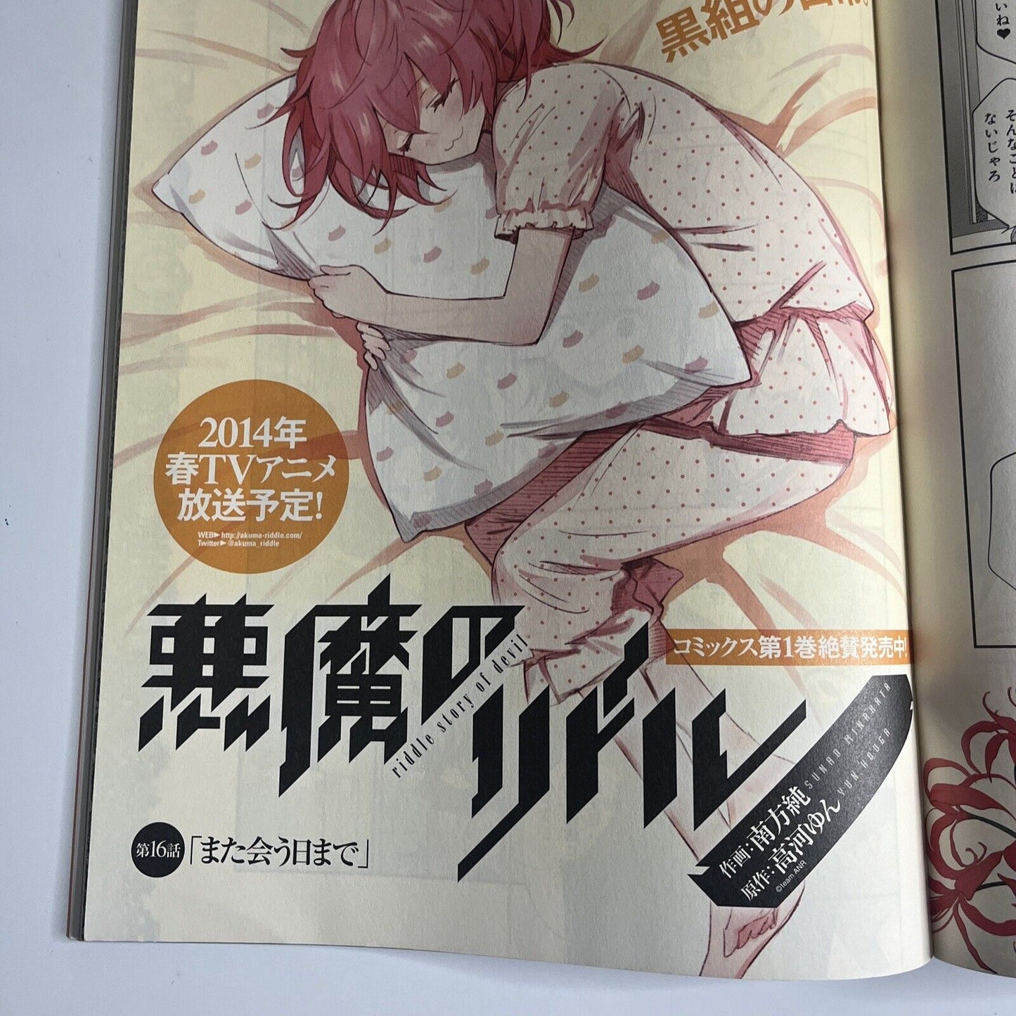 Newtype Magazine January 2014 Five Star Stories Illustration Calendar Japanese