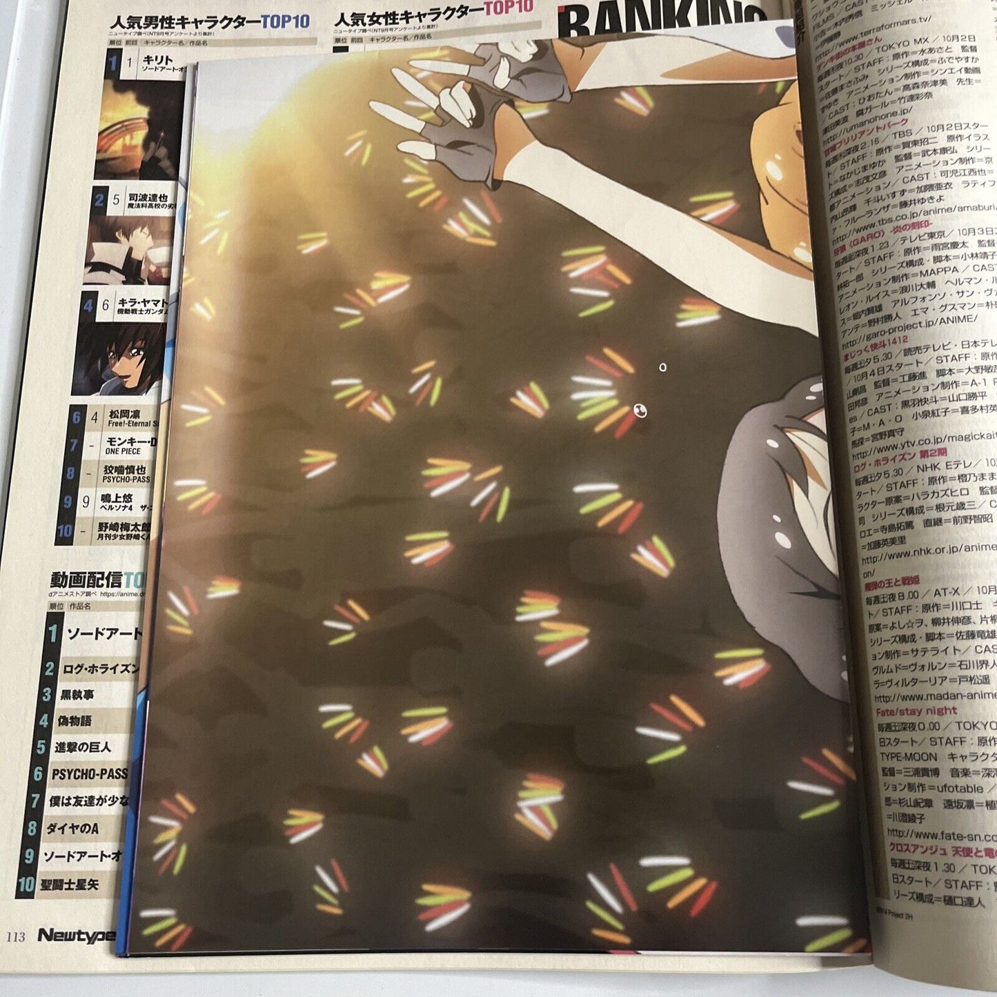 Newtype Magazine October 2014 Cross Ange Japanese Anime Manga
