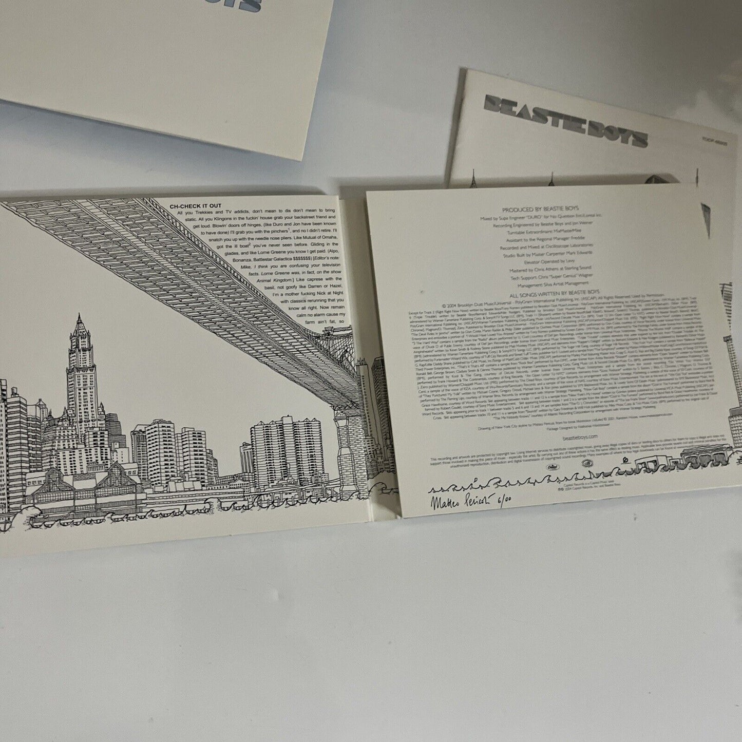 To the 5 Boroughs by Beastie Boys CD + DVD Japan Release Digipak TOCP-6635