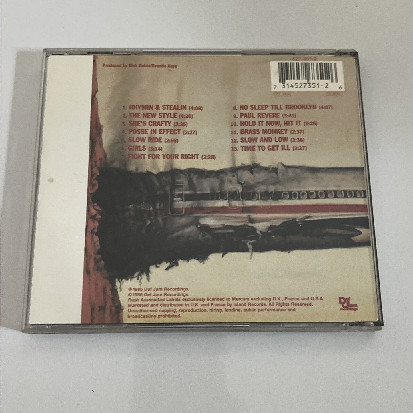 Licensed to Ill by Beastie Boys (CD, 1986)