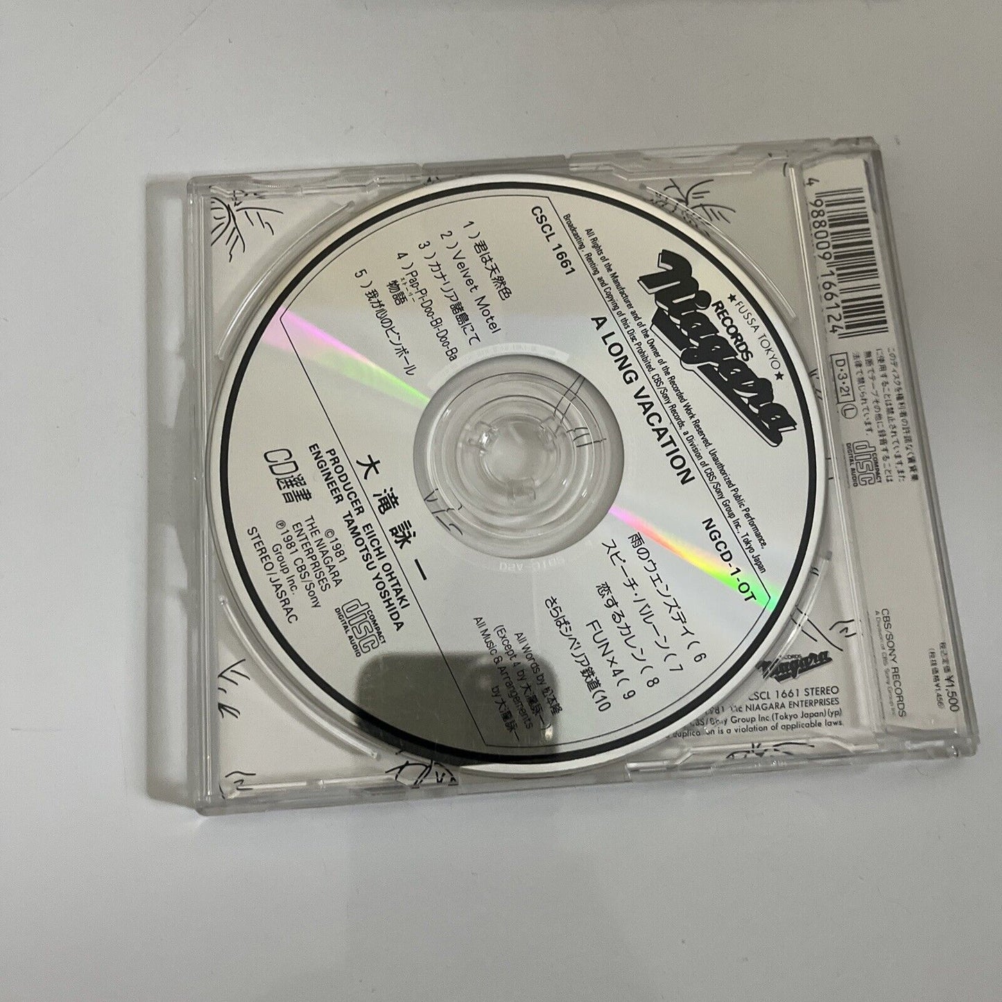 Eiichi Ohtaki – A Long Vacation (CD, 1981) Japan Album