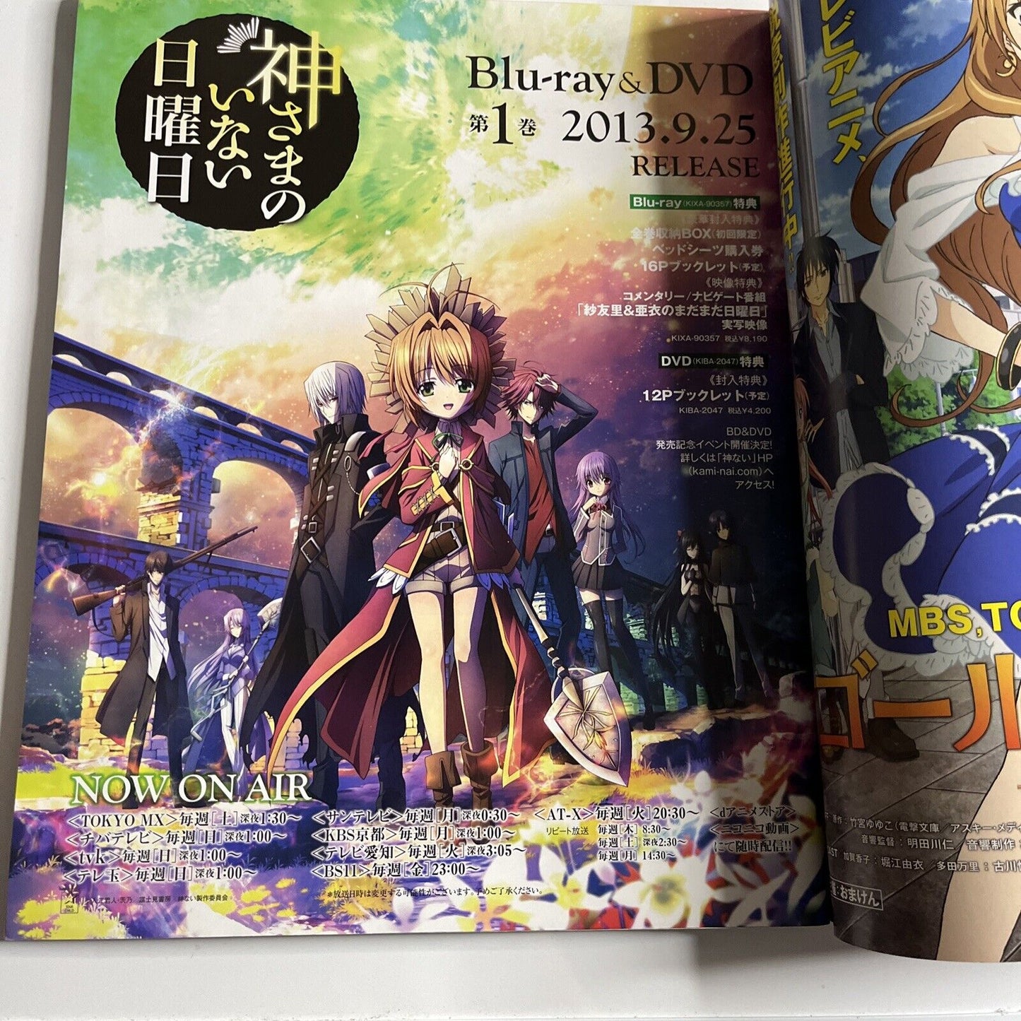 Newtype Magazine September 2013 Japanese Blood Lad Anime Manga