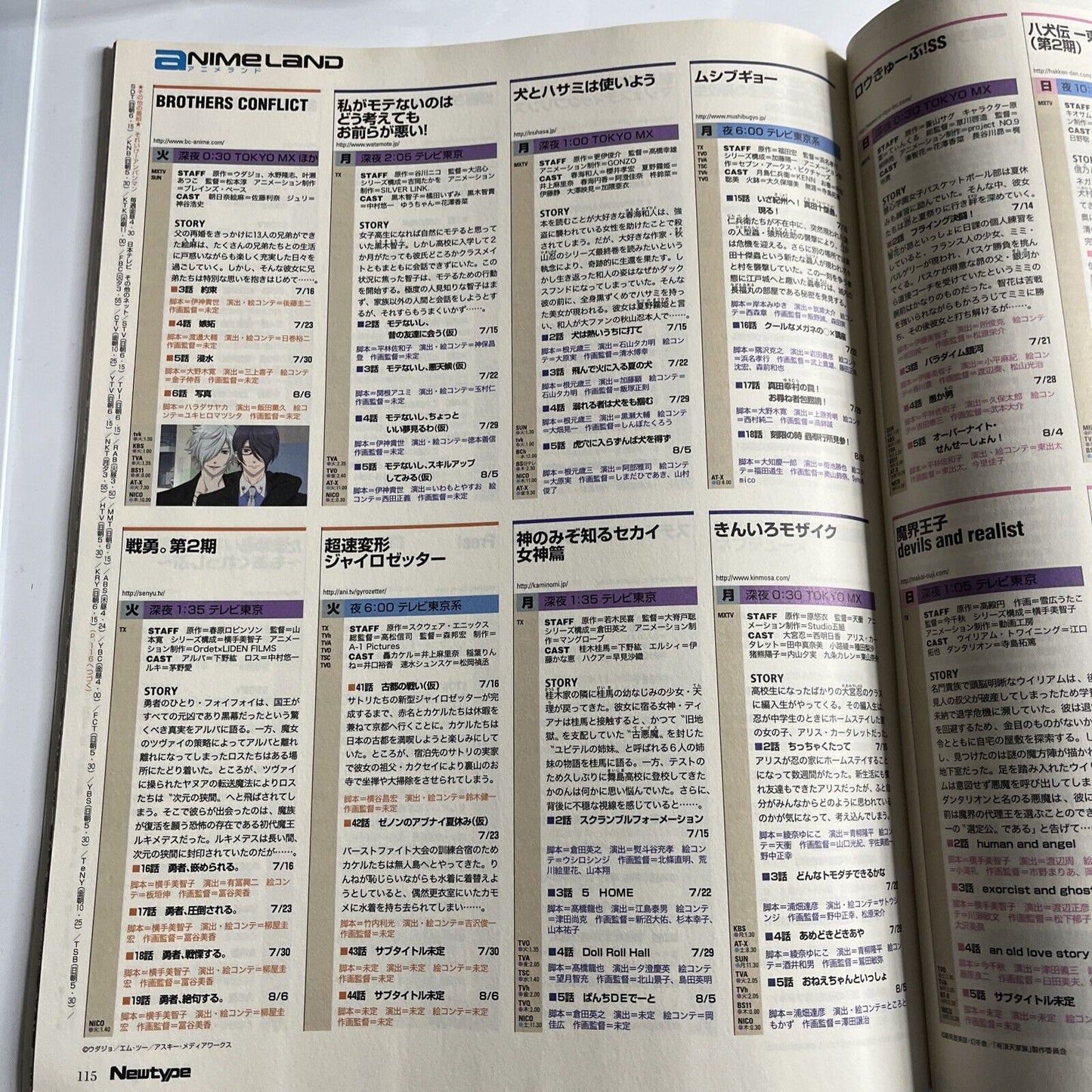 Newtype Magazine August 2013 Japanese Bakemonogatari  Anime Manga