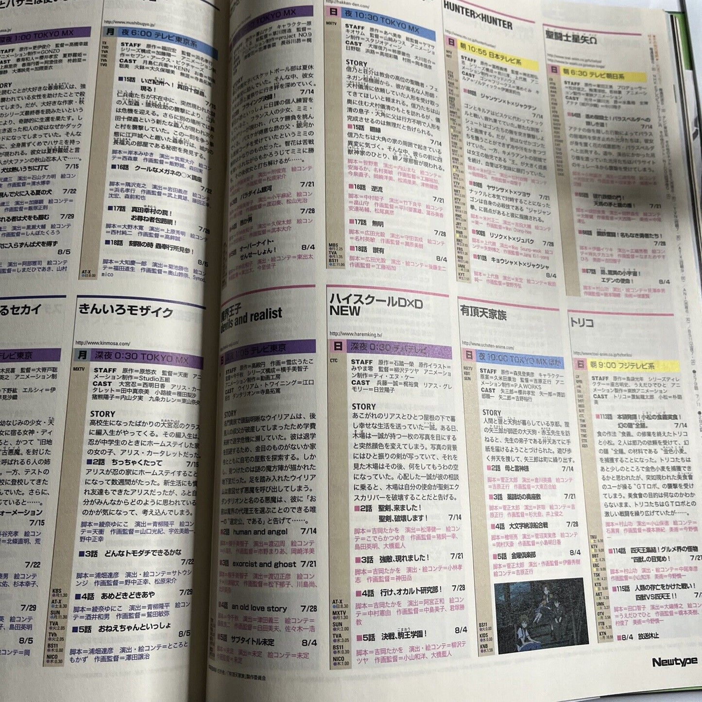 Newtype Magazine August 2013 Japanese Bakemonogatari  Anime Manga