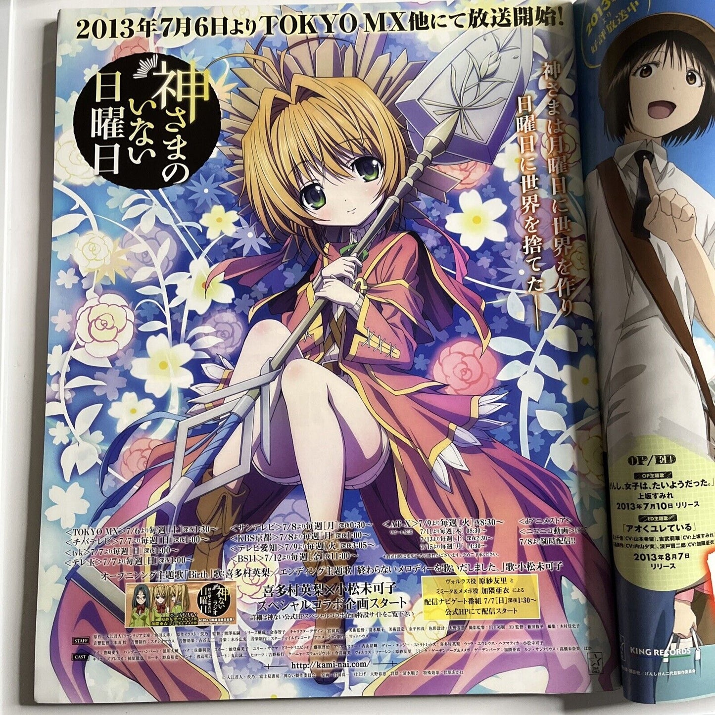 Newtype Magazine August 2013 Japanese Bakemonogatari  Anime Manga