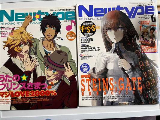 Newtype Magazine June 2013 Japanese Uta no Prince-sama Steins Gate Anime Manga