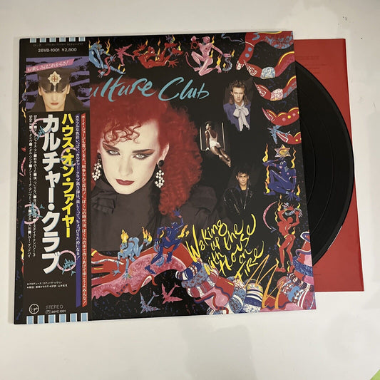 Culture Club – Waking Up With The House On Fire 1984 LP Vinyl Record Obi Japan