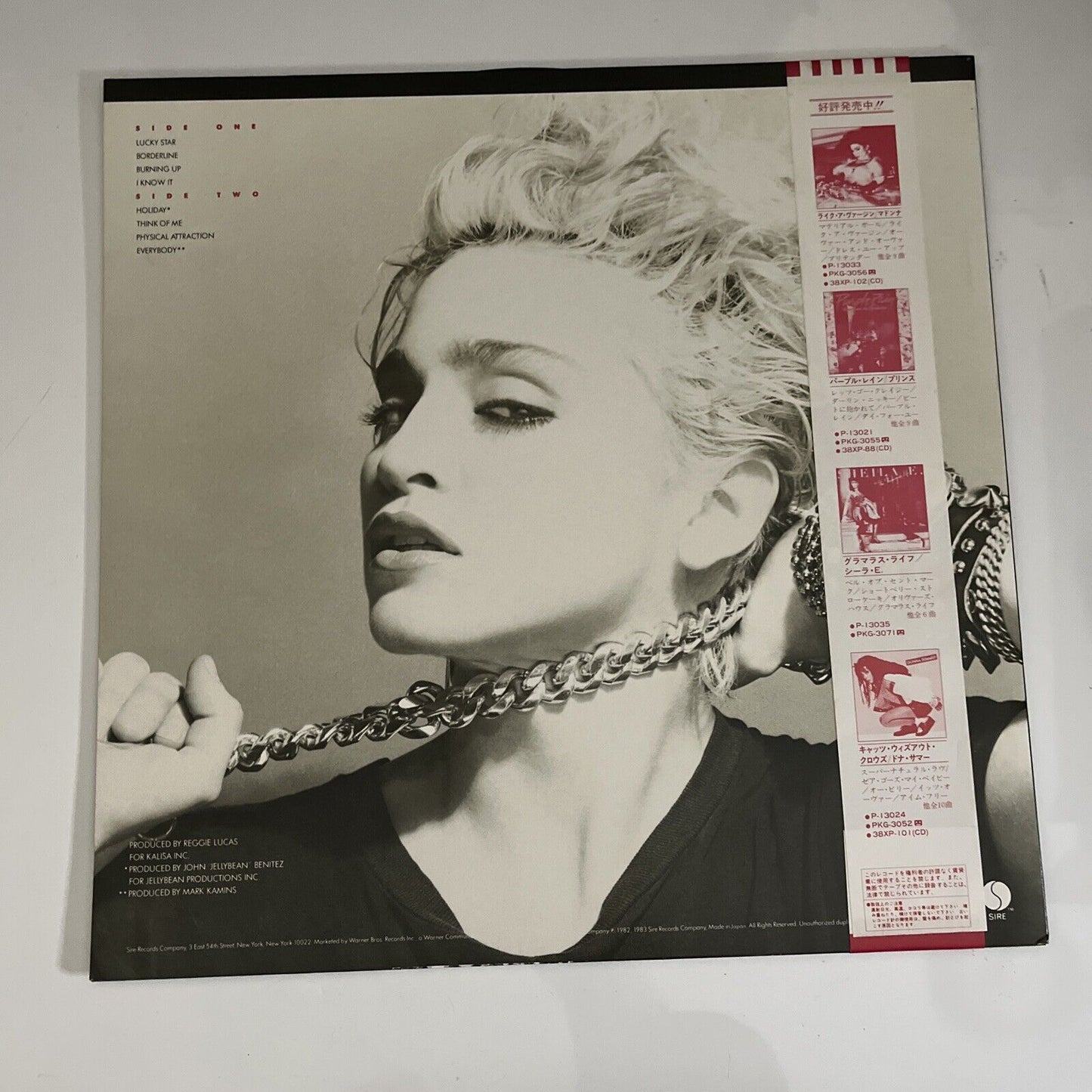 Madonna – Burning Up 1983 LP Vinyl Record Obi Japan P-11394