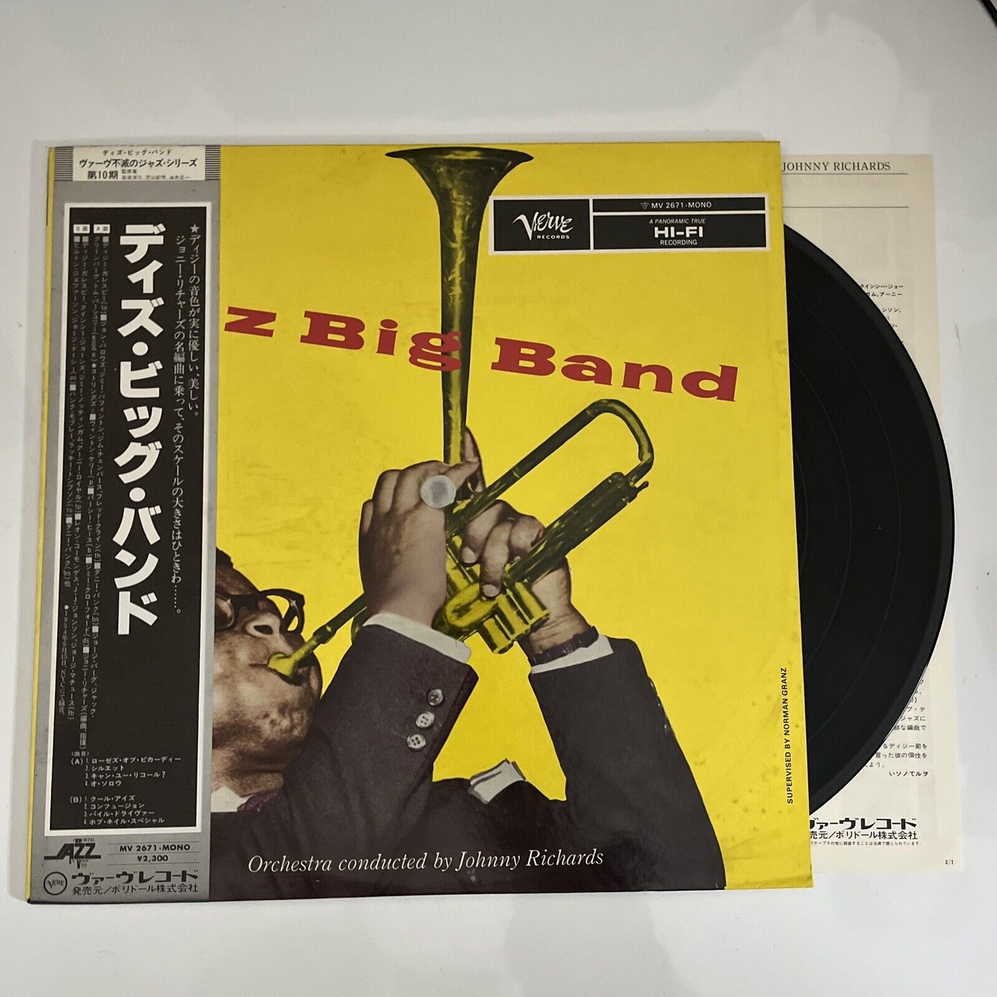 Dizzy Gillespie Orchestra – Diz Big Band LP Vinyl 1980  Verve Records Obi Japan