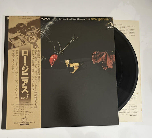 Raw Genius - Live At Bee Hive Chicago LP 1977 Vinyl Victor Records Obi Japan