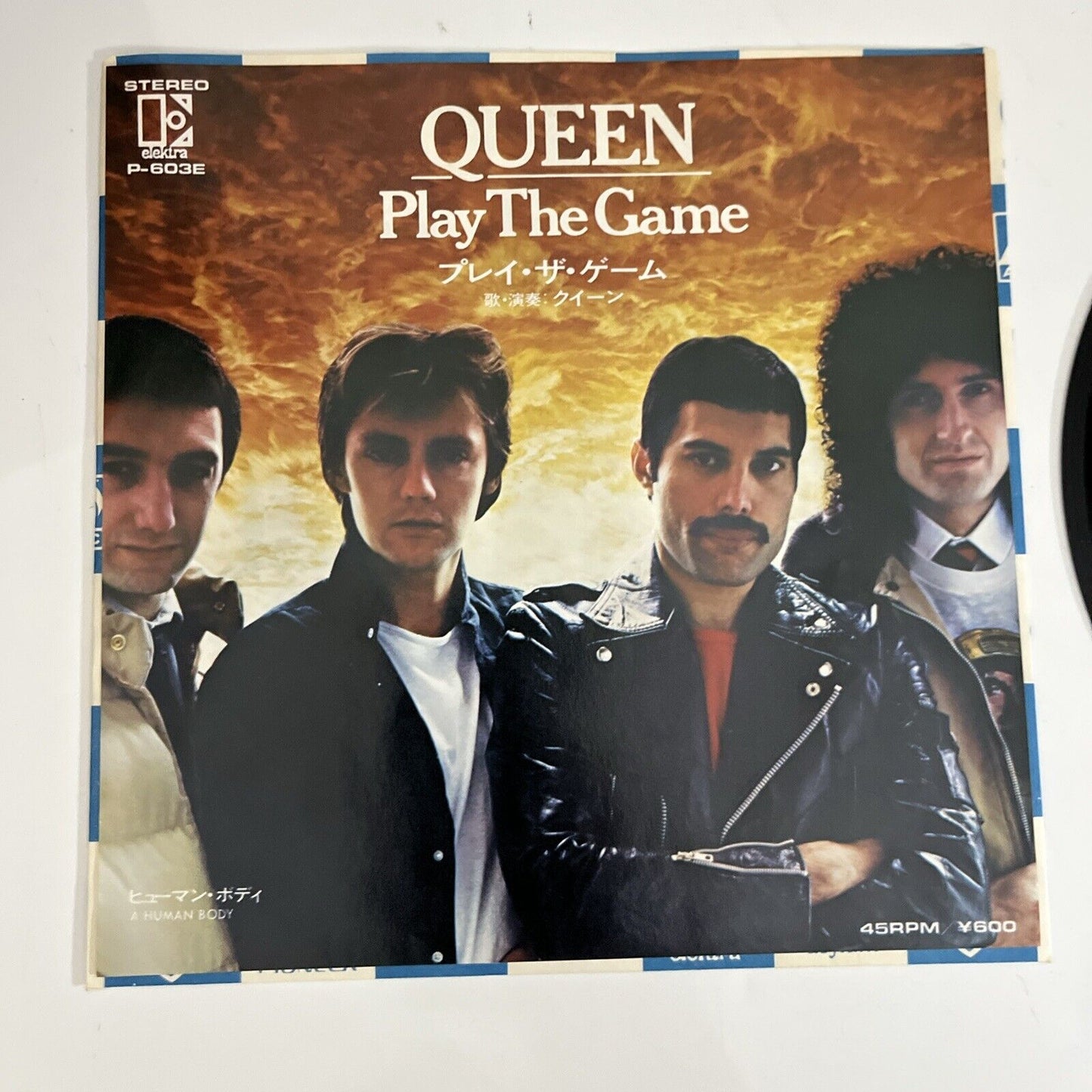 Queen – Play The Game Vinyl 7" Single 1980 45rpm Japan P-603E