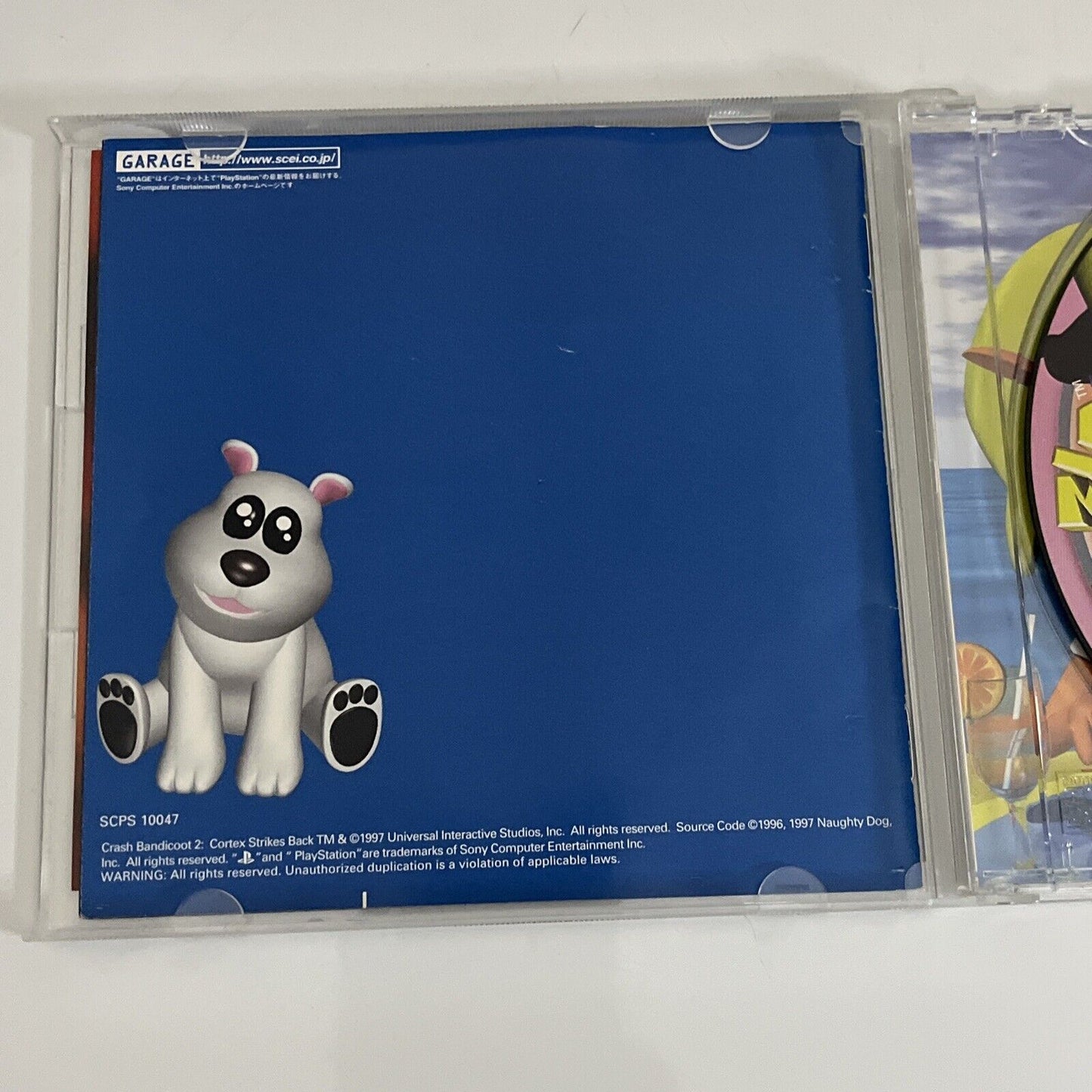 Crash Bandicoot 2  Sony PlayStation PS1 NTSC-J JAPAN Platformer 1997 Game