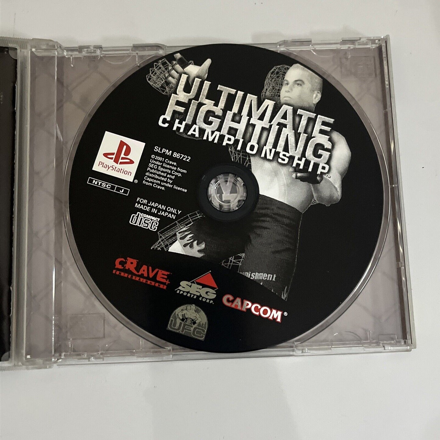 Ultimate Fighting Championship PS1 PlayStation NTSC-J JAPAN Capcom 2001 Complete