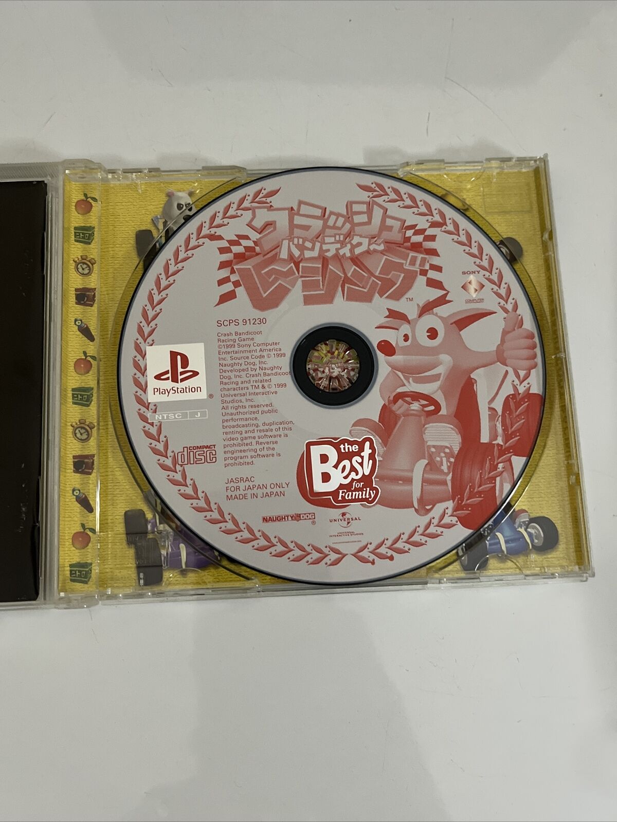 Crash Bandicoot Racing  PS1 Sony PlayStation NTSC-J JAPAN 1999 Game